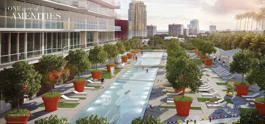 SLS BRICKELL RESIDENCE POOL